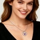 thumbnail image 4 of Collar colgante de amor de amor con piedra de nacimiento Zirconia, regalo de joyería de las mujeres para la Navidad, cumpleaños, aniversario, 4 of 5
