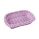 thumbnail image 2 of Binete De Almacenamiento De Organizador De Canasta Tejida A Mano Para La Oficina De Almacenamiento De La Cocina De Baño Purple Purple, 2 of 5
