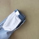 thumbnail image 5 of jeans de Talle Alto Ligeramente Curvos con Forma de Cuchillo para Mujer en Verano, jeans Rectos Holgados en Mezclilla Lavada Azul Claro., 5 of 17