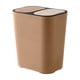 thumbnail image 1 of Separación Seca Y Húmeda Cubo De Basura Cubo De Almacenamiento De Basura Para Garaje, Dormitorio Café, 1 of 5