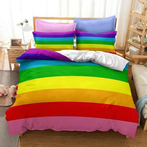 Sunset Beach Quilt Duvet Cover Set Bedroom Decor Comforter Cover Bed Linen3-Piece Bedding Set