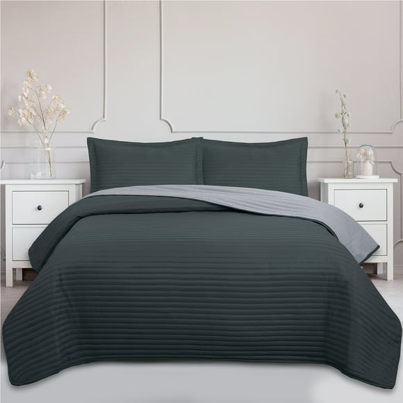 Quilt Andes Bicolor Gris