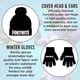 thumbnail image 2 of Set de gorro de invierno y guantes de nieve Fortnite para niños, 2 of 5