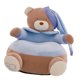 thumbnail image 1 of adorable asiento para ni?os sofá cubierta sillón silla de bebé bolsa de frijoles 02 azul, 1 of 5