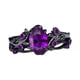 thumbnail image 5 of Anillo De Metal Para Mujer, Accesorio De Disfraz Para San Valentín, Aniversario, 1,65 Cm, 5 of 5