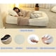 thumbnail image 2 of [VIDEO provided] Human Dog Bed ,Lazy Sofa Couch ,5 Adjustable Position,sit,sleep,fold,suit to put in bedroom, living room ,Space Saving Design,White, 2 of 3