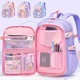 thumbnail image 2 of Quicksand style elementary school student schoolbag spine protection backpack waterproof large capacity backpack, 2 of 3