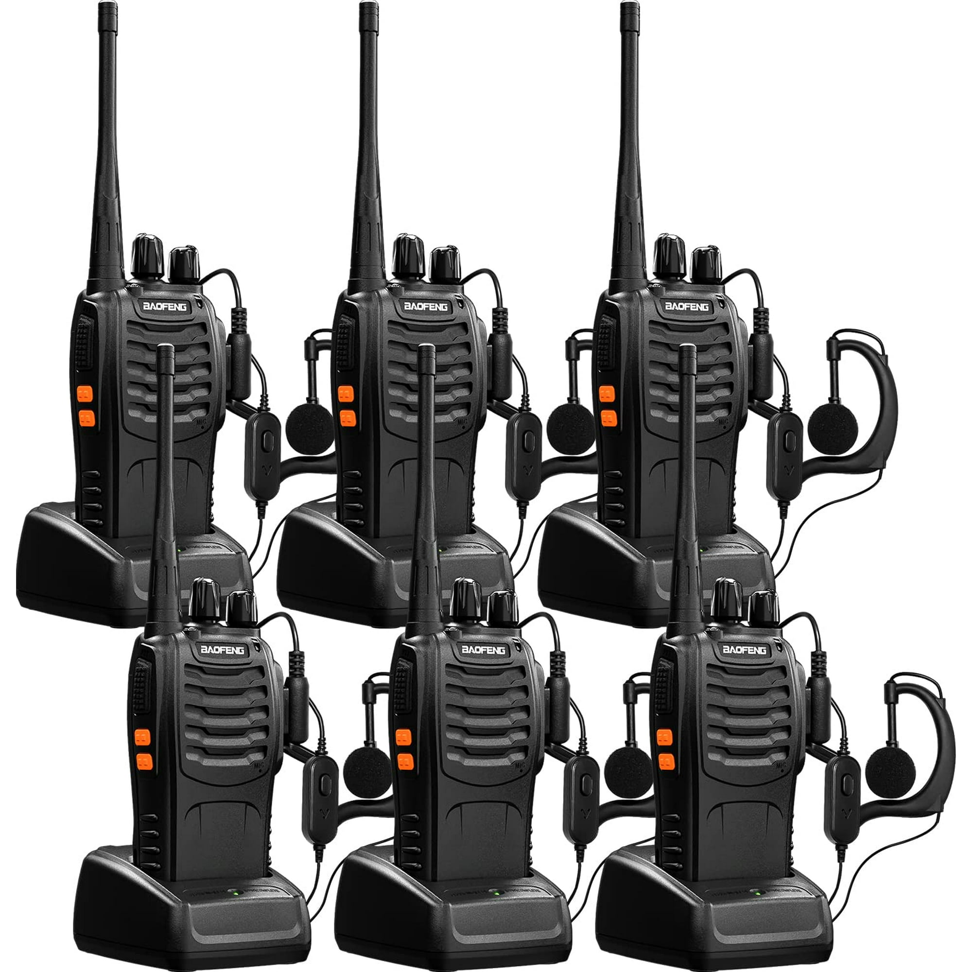 Baofeng Walkie Talkies Bf-888s - Radios Bidireccionales De Largo Alcance, Interfono Recargable Para Adultos