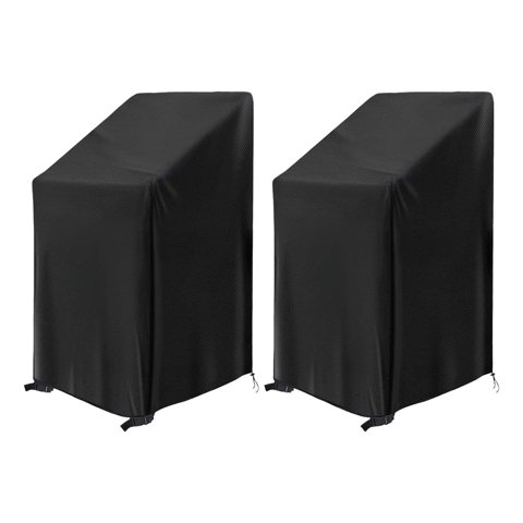 Ioensy - Fundas Para Muebles De Exterior, Protector De Silla Con 2 Asas, 2 Uds.