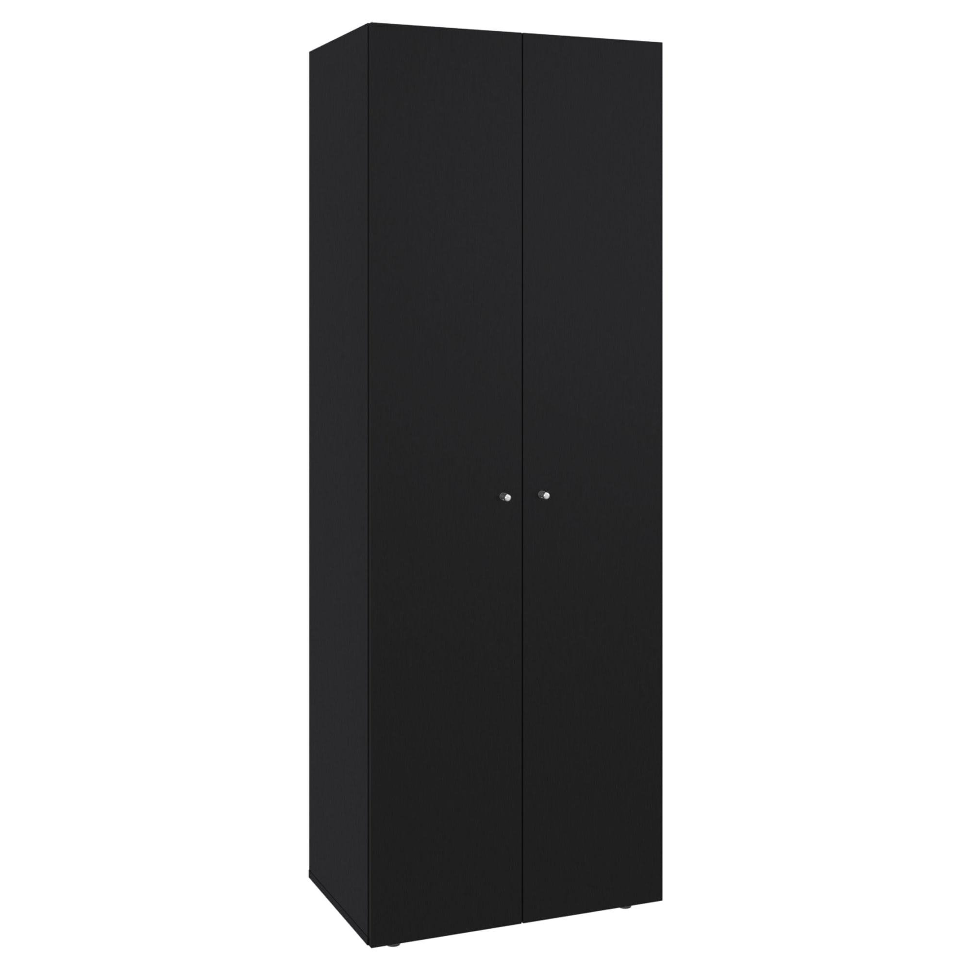 Fmfurniture - Closet 2 Puertas 170x60x40,2 Cm Negro