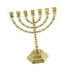 thumbnail image 1 of Portavelas Menorah Con 7 Ramas 7.9" Altura Metal Candelabros Aureate, 1 of 3