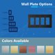 thumbnail image 3 of Placa de pared LIDER de 4 módulos 12 cm acero inoxidable, 3 of 9