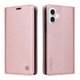 thumbnail image 2 of Funda Billetera de Cuero para iPhone 17 con Tarjetero y Soporte - Tapa Magnética Rosa, 2 of 5