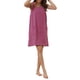 thumbnail image 2 of INSPIRE CHIC Vestido de Toalla de Mujer con Cierre de Tela de Terry Absorbente de Secado Rápido con Tirantes Ajustables y Bolsillos XL Rojo Purpúreo, 2 of 5