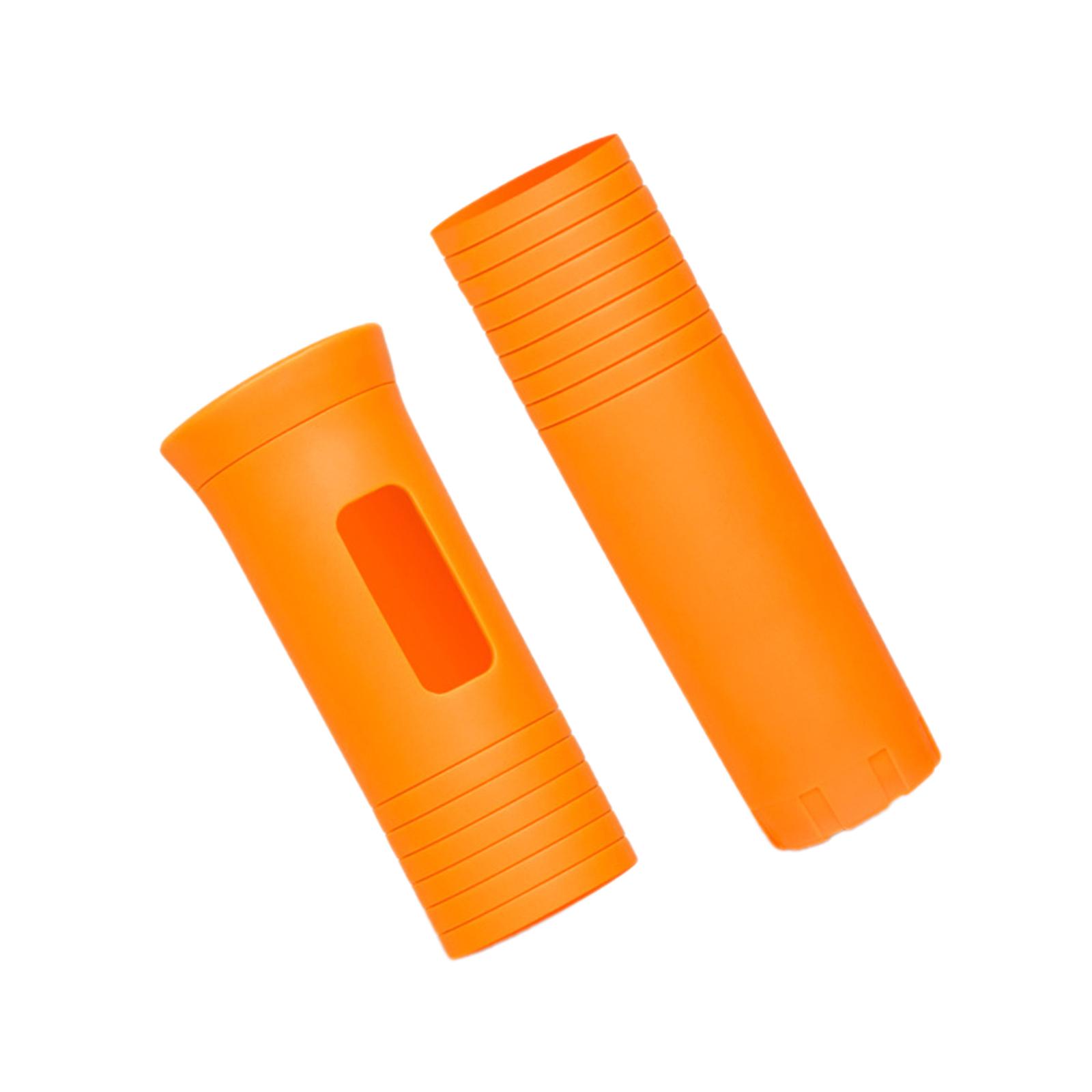 Magideal - Cubierta Protectora Para Micrófono, Cubierta De Agarre Para Micrófono, Tamaño Universal, Cubierta Protectora Para Micrófono De Mano Inalámbrico Para S Naranja