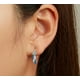 thumbnail image 3 of Aros pluma multicolor plata 925, 3 of 3