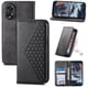 thumbnail image 1 of Funda Flip FOXDOCK para OPPO A38 4G , Estilo Billetera con Diseño Rombo, Correa de Mano y Soporte, Uso Diario, 1 of 6