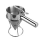 thumbnail image 3 of takoyaki cocina cono de metal embudo japanses herramienta de bola de pulpo utensilios de cocina, 3 of 3