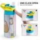 thumbnail image 4 of Pou Botella de Agua con Tapa Pop Top de Un Toque, Acero Inoxidable, a Prueba de Fugas, para Deportes, Botella Infantil azul 12 oz, 4 of 6