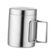 thumbnail image 5 of Taza de camping de acero inoxidable, taza de camping, taza de viaje ligera, taza de metal, taza de té, taza de café para senderismo, excursiones al ai 400ml, 5 of 5
