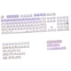 thumbnail image 3 of Teclas De Repuesto Para Teclado Mecánico, Teclas De Sublimación Por Calor Transparentes, Color Morado, 142 Teclas, 3 of 5