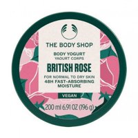 The Body Shop Yogur Corporal De Rosa Británica Para Pieles Normales A Secas, 6,91 Onzas