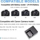 thumbnail image 2 of Cargador de batería de repuesto LP-E10, compatible con cámaras Canon EOS Rebel T7, T6, T5, T3, T100, 4000D, 3000D, 2000D, 1500D, 1300D, 1200D, 1100D y otras (no compatible con T3i, T5i, T6i, T6s y T7), 2 of 7