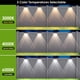 thumbnail image 2 of Luces solares para vallas LIANGLOME, impermeables, LED 3000/4000/6000 K, 2 of 6