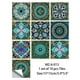 thumbnail image 5 of 10pcs Tile Wall Sticker, Flower Vintage Floral DIY Kitchen Bathroom Self Adhesive Tile Sticker Waterproof Wallpaper, 5 of 5
