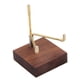 thumbnail image 1 of Estante De Madera Del Soporte De Exhibición De La Base Del Brazo Del Metal Para El Estilo Mineral 02 De La Piedra Preciosa, 1 of 2