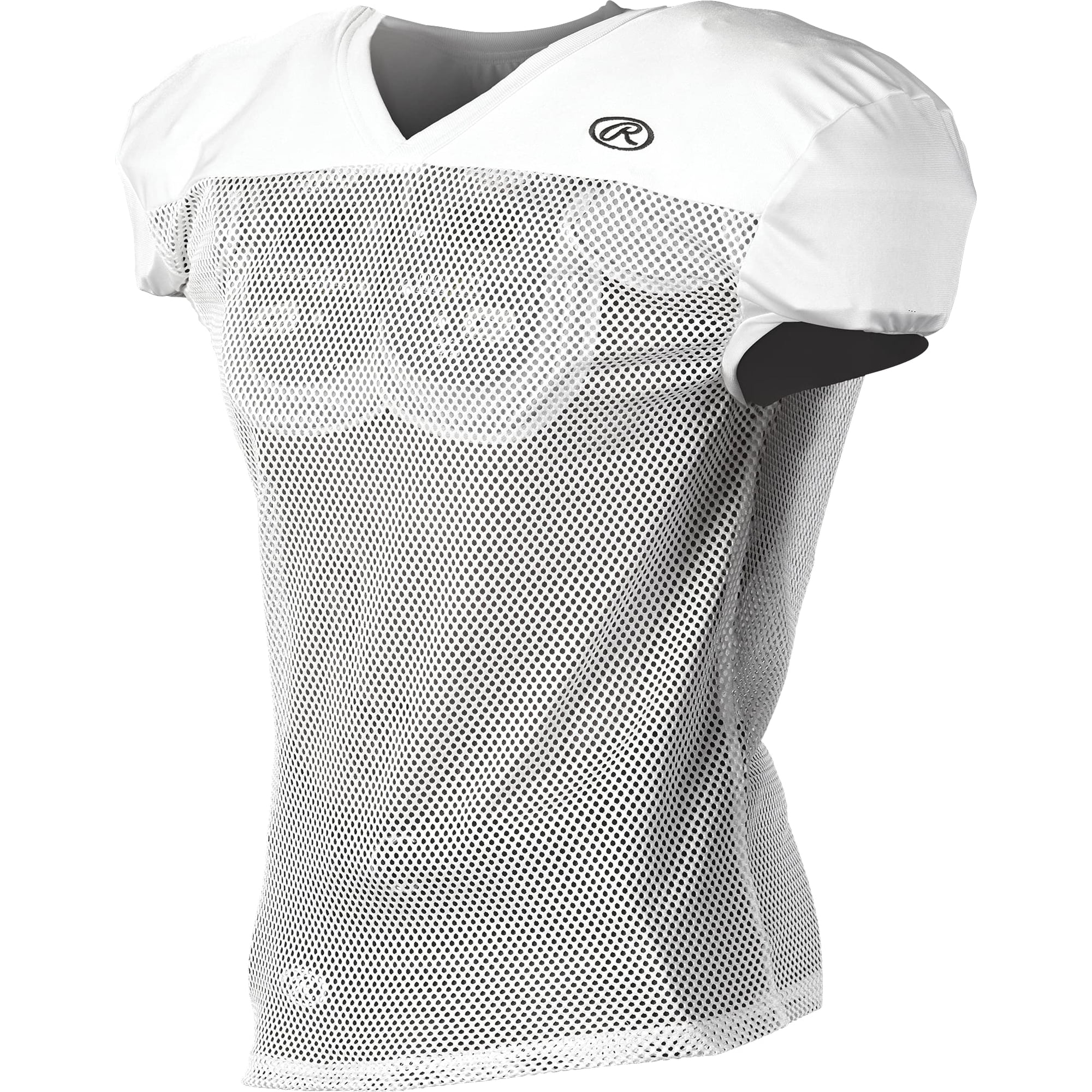 Camiseta De Fútbol Rawlings De Entrenamiento Para Adultos, Blanca, Talla M