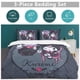 thumbnail image 5 of Kuromi Quilt Set Thicken Soft 3 Pieces Bedding Set All Season Duvet Cove with 2 Pillowcases for Adult Women Girls Teens Home Room Decor, 5 of 5