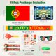thumbnail image 3 of Kaitiaki Kit de apoyo para fanáticos de Portugal Copa Mundial 2026 11 piezas, 3 of 9