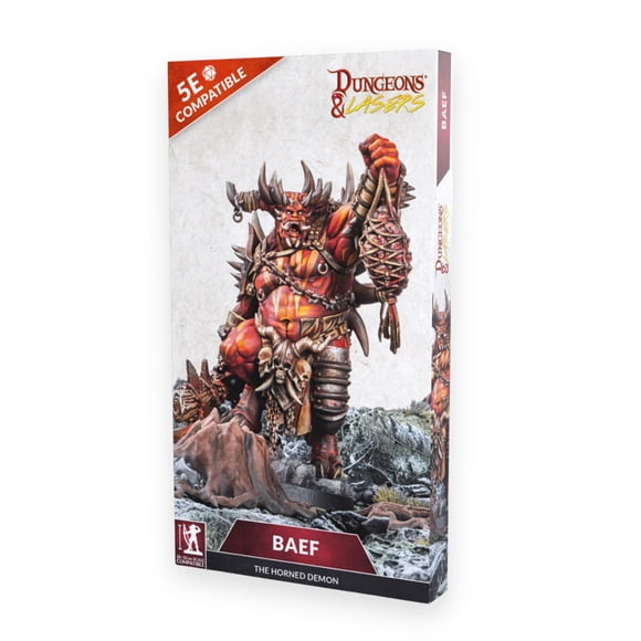Miniatura Dungeons & Lasers Baef Demonio Cornudo de 105 mm con base