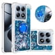 thumbnail image 1 of Funda Para Xiaomi 14t Pro Con Brillo Líquido, Protección Completa Y Soporte De Anillo Giratorio, 1 of 4