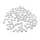 thumbnail image 3 of 100x Copo De Nieve Flor Spacer Beads Charms Jewelry DIY Crafts 4mm Silver, 3 of 3