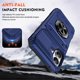 thumbnail image 4 of Para Apple iPhone 16 Plus Funda de Teléfono con Soporte de Anillo para Dedo y Pata de Apoyo, Ranuras para Tarjetas, Resistente a Golpes de Alta Resistencia, Protectora Resistente Que Funciona con, 4 of 7