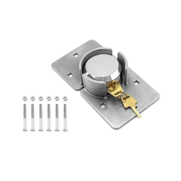 Puck Lock y Hasp QWORK de acero de alta seguridad con llaves iguales