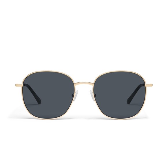 Gafas de sol QUAY Jezabell polarizadas doradas sobredimensionadas