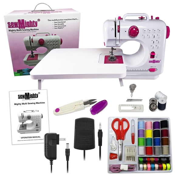 Minimáquina de coser portátil Sew Mighty Mighty Multi con kit