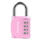 thumbnail image 1 of Candado de combinación Puroma de 4 dígitos, impermeable, rosa, 1 of 7