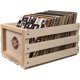 thumbnail image 1 of Set de 3 cajas para discos de vinilo Crosley de madera natural, 1 of 6