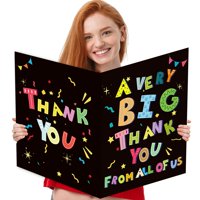 Tarjeta De Agradecimiento Idealmuzik Jumbo 36X56 Cm Con Sobre