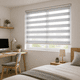 thumbnail image 4 of Cortina Roller Duo Zebra Gris 140x200 cm Ajustable Para Ventana, 4 of 4