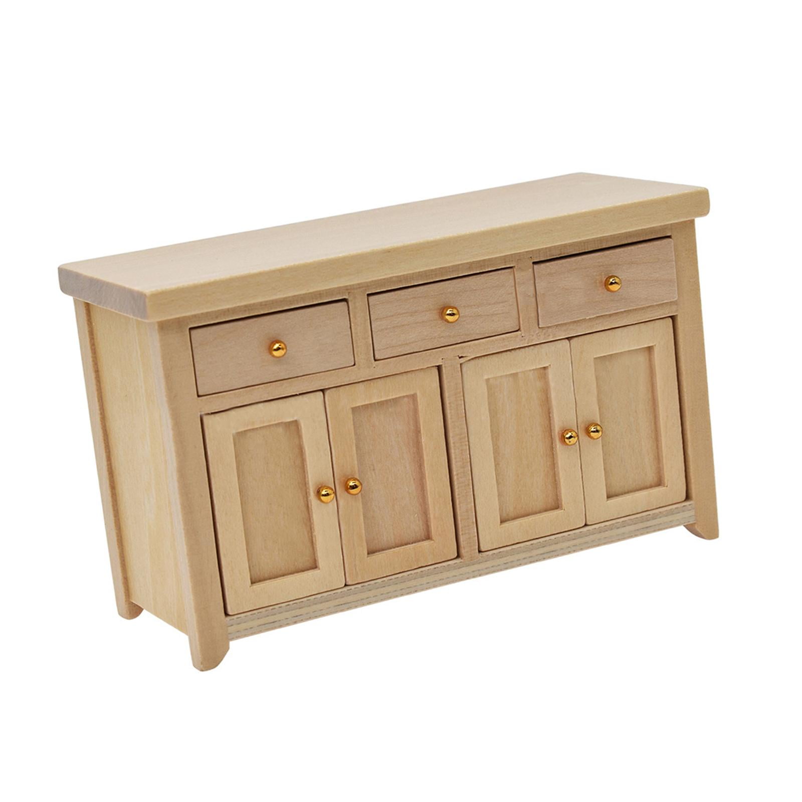 Bothyi - Cajón De Casa De Muñecas En Miniatura 1:12, Mueble De Madera Para Dormitorio, Sala De Estar