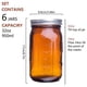 thumbnail image 2 of Tarros Mason eleganttime 950 ml paquete de 6 ámbar de boca ancha, 2 of 7