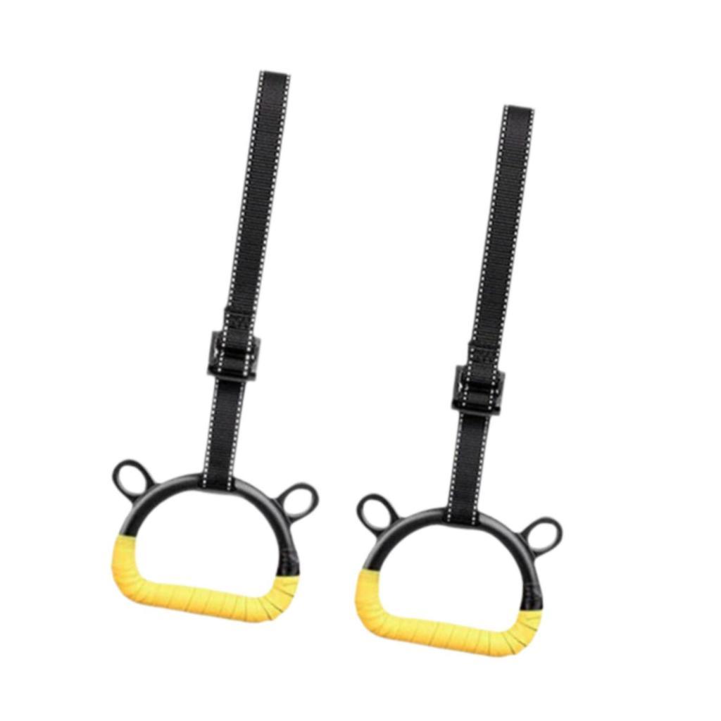 Ioensy - Anillos De Gimnasia Para Niños, Adultos, Hogar, Interior, Mango Antideslizante, Anillos Para Tirar, 1M