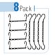 thumbnail image 2 of Perchas para ahorrar espacio Mr. Pen, color negro, paquete de 8, 2 of 8