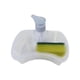 thumbnail image 1 of Dispensador de jabón y esponja Dispensador de jabón de cocina Capacidad de 35 onzas Práctico Fácil de llenar Botella de bomba de líquido de jabón sin Transparente, 1 of 5