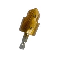 Magideal - Ppr-Taladro Escalonado De Elevación, Herramientas De Plomería, Reemplazo Versátil, Reparaciones De Instalación De Plomería, Vástago Hexagonal Fácil De 25Mm